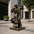 PREMIER Bronze Dancing Couple Statue for City Plaza, Town Square or Residential Garden PSB-236