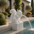 PREMIER Cute Mable Squirrel Fountain for Garden Poolside, Pool Patio, Front Yard or Flower Bed PSFM-017