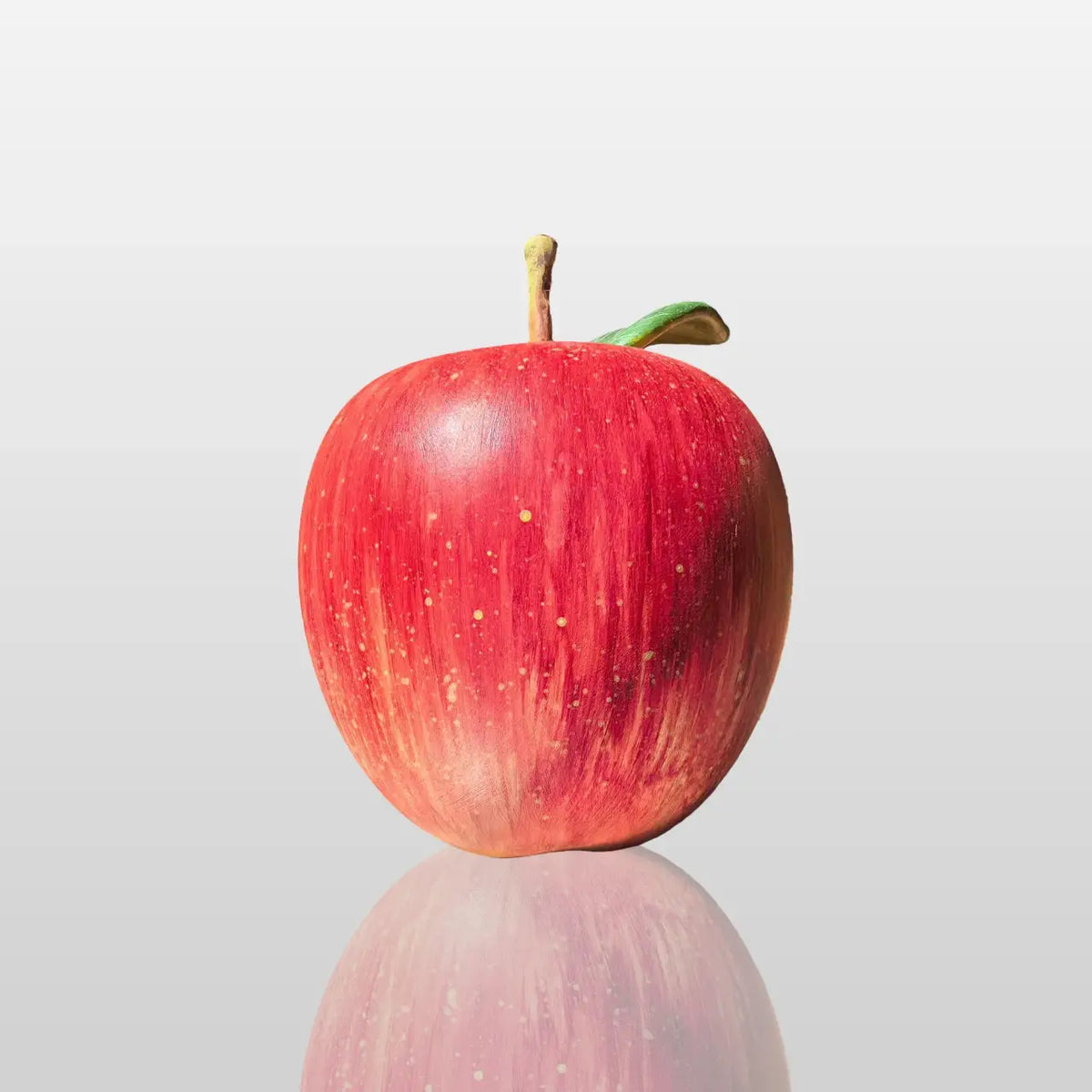 PREMIER Fiberglass Apple Table Top Sculpture for Entry Table, Bar Top or Office Desk PSF-039