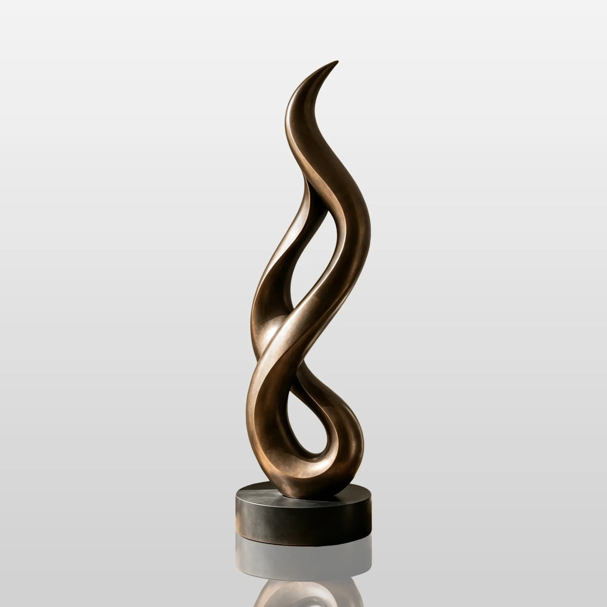 PREMIER Large Indoor Bronze Twist Sculpture for Estate Foyer, Living Room, Office or Hotel Lobby PSB-256