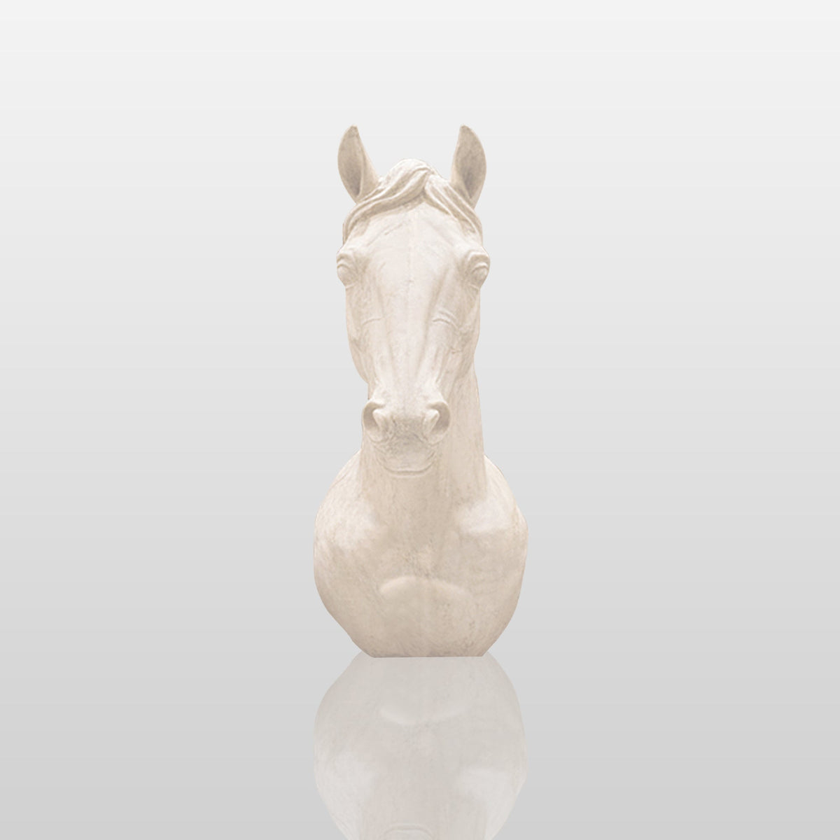 PREMIER Marble Horse Head Sculpture for Elegant Interior Spaces PSM-091