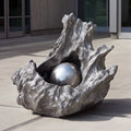 PREMIER Modern Stainless Steel Sculpture with Tree Root Design for Gardens, Courtyards or Outdoor Areas PSSS-254