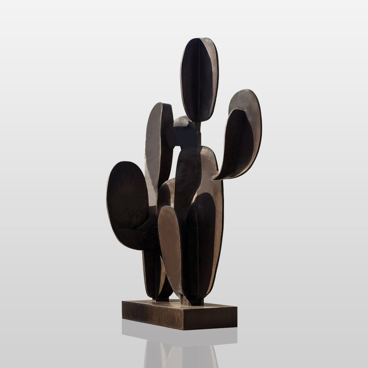 PREMIER Natural Inspired Bronze Sculpture with Layered Forms for Desert Landscapes, Tropical Gardens and Outdoor Settings PSB-146